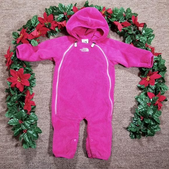 The North Face Other - The North Face warm winter fleece bunting suit